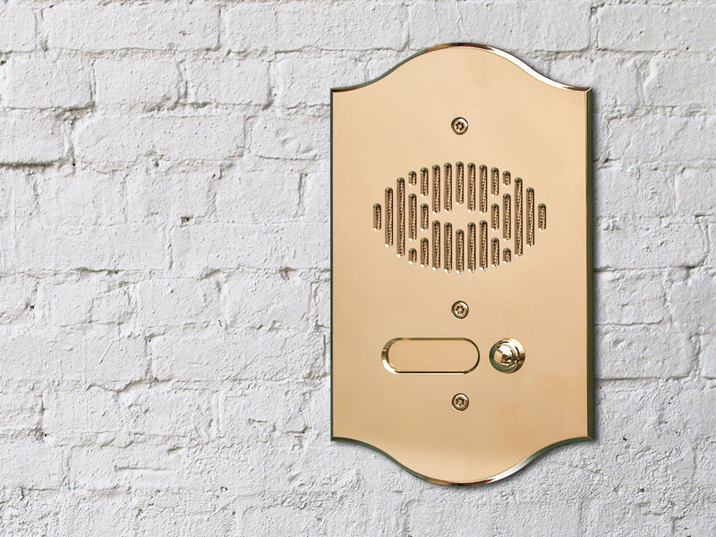 BRASS ARTISTIC PUSH BUTTON PANELS